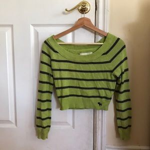 Abercrombie sweater crop top